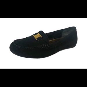 Lauren Ralph Lauren Black Suede Loafers